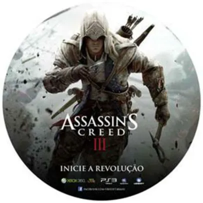 [Ponto Frio] Mouse Pad Assassin's Creed III - Frete GRÁTIS