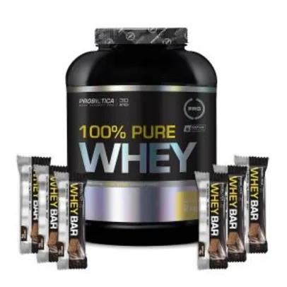 Kit Whey Protein 100% PURE WHEY + Probiótica (2kg)