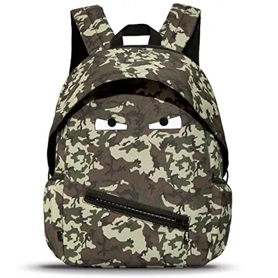 Mochila Zipit Grillz Camuflada Verde