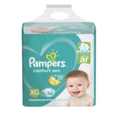 Fralda Pampers XG Confort Sec 232 unidades | R$180