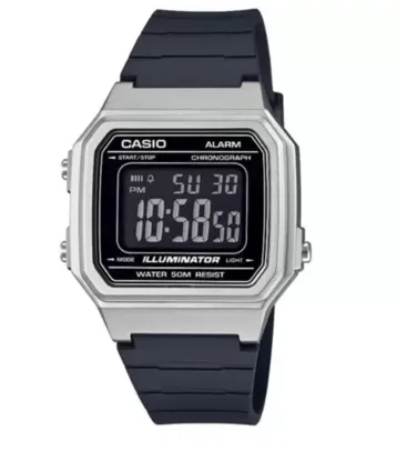 Relógio Unissex Casio Digital Esportivo Standard - W-217HM-7BVDF Preto