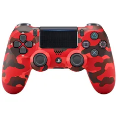 Controle PlayStation DualShock 4 Vermelho Camuflado - PS4