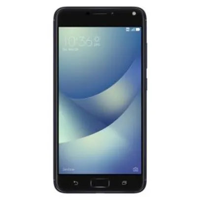 Asus ZenFone 4 Max Preto 5,5” Quadcore 1,4GHz 16GB 2GB Com Câmera Dupla Wide Angle e Bateria de 5000 mAh ZC554KL-4A115BR - R$ 749