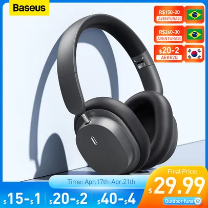 [1ªCompra R$114] Fone de ouvido Baseus bowie d05 bluetooth 5.3