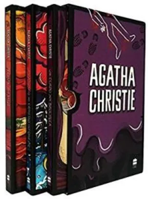 Box 3 livros capa dura de Agatha Christie