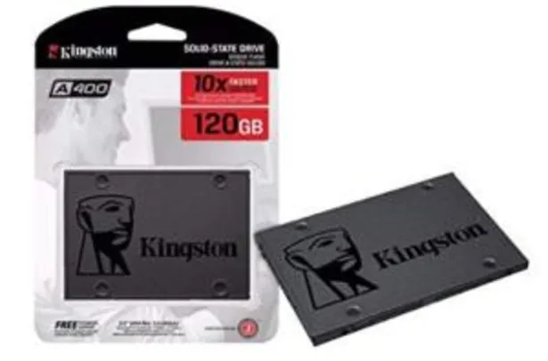 HD SSD 120 GB Sata 3 Kingston A400 - R$110