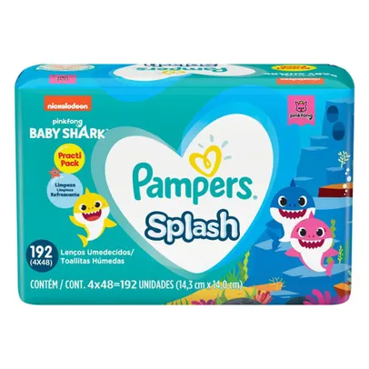 Toalhinhas umed pampers splash C/192