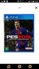 Game Pro Evolution Soccer 2019 - PS4 - R$85