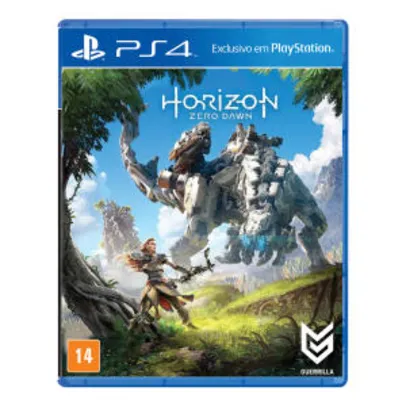 Jogo para PS4 Horizon Zero Dawn - R$ 78,00 no boleto - Somente para clientes novos ou que não compram há mais de 09-10 meses