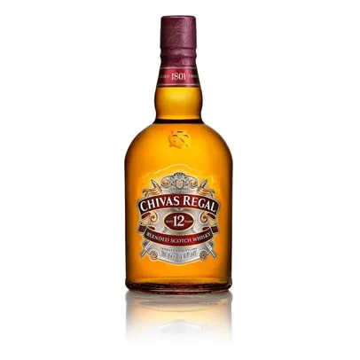 Chivas Regal Whisky 12 anos Escocês 1L | R$100