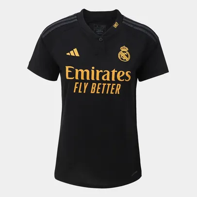 Camisa Real Madrid Third 23/24 s/n° Torcedor Adidas Feminina