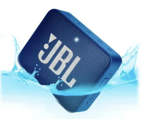 Caixa som Speaker Portátil Bluetooth JBL GO2 azul