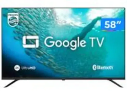 [APP] Smart TV 58 4K UHD D-LED Philips Série 7019 58PUG7019/78 Wi-Fi Bluetooth Google Assistente 3 HDMI 2 USB