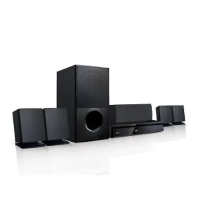 Home Theater LG LHD625 5.1 Canais com Bluetooth, Rádio FM, HDMI, Entrada USB, Full HD Up-Scaling e Lê DVD - 1000W - R$ 596