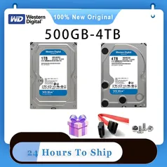 HD Western Digital Blue 4 TB SATA 3,5" 5400 RPM (Moedas)