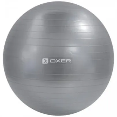 Bola de Pilates Suiça Oxer Gym Ball com Bomba de Ar - 65cm - R$25