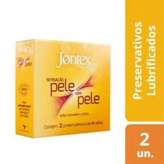 Preservativo Jontex Sensação Pele com Pele Embalagem com 2un.