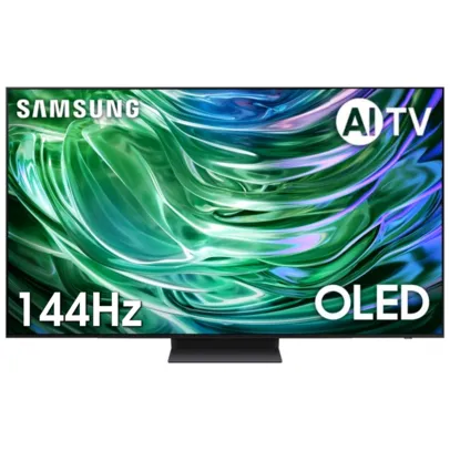 [VIP/ECO TROCA R$ 4.778] Samsung Smart AI TV 55 OLED 4K 55S90D 2024, Processador com AI, Painel até 144hz, Design LaserSlim, AI Energy Mode, Alexa