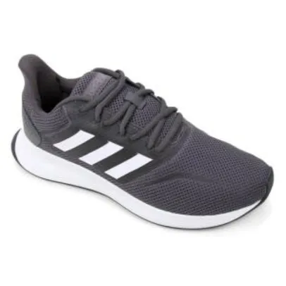 Tênis Adidas Runfalcon Masculino - Cinza e Branco | R$ 130