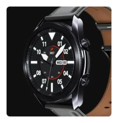 Smartwatch Samsung Galaxy Watch 3 LTE (45mm) Preto | R$1.979