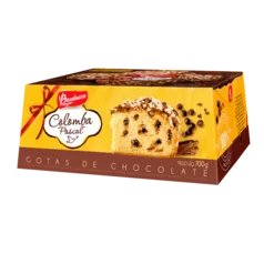 Colomba Pascoal BAUDUCCO com Gotas de Chocolate Caixa 500g