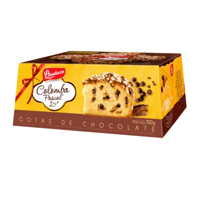 Colomba Pascoal BAUDUCCO com Gotas de Chocolate Caixa 500g