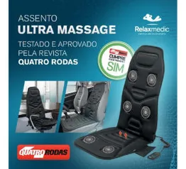 Assento Massageador Ultra Massage Relaxmedic R$179