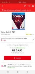 [PS4] Jogo: Control | R$60