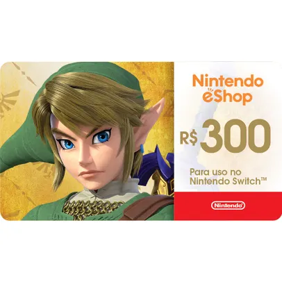 Giftcard Nintendo Cash R$300