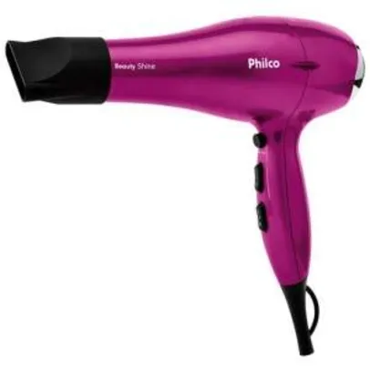 [Ponto Frio] Secador De Cabelo Philco Beauty Shine 053501023 Pink - 2000W por R$ 85
