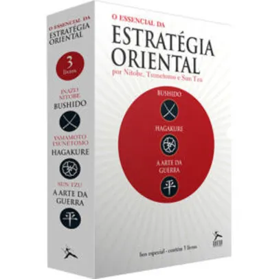 Box 3 livros - Essencial da Estratégia Oriental 1ª Ed Exclusivo | R$19