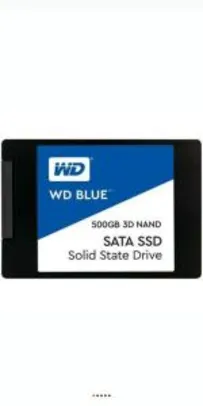 SSD WD Blue, 500GB, SATA, Leitura 560MB/s, Gravação 530MB/s | R$483