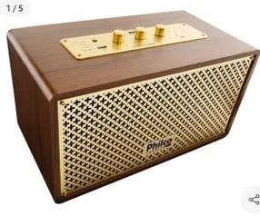 Caixa de som Bluetooth Philco Premium retrô | R$449