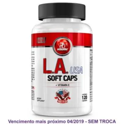 LA Soft Caps Miracle Vitamina E 120 Cáps - Midway | R$3