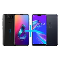 ZenFone 6 8GB/256GB Preto + Zenfone Shot Plus 4GB/128G (64G+64G) Preto