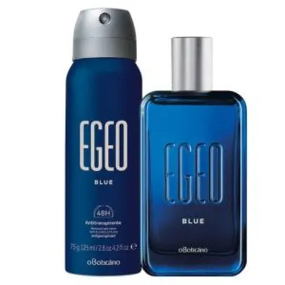 Combo Egeo Blue Boticário: Deo. Colônia + Antitranspirante Aerosol - R$ 104