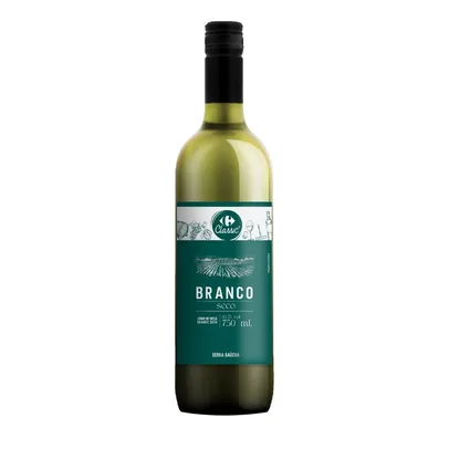 [ leve 4 pague 2 ] Vinho Branco de Mesa Seco Classic Carrefour 750 ml