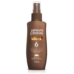 Bronzeador Cenoura &amp; Bronze Fps 6 Óleo 110ml