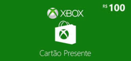 GIFTCARD XBOX R$100 | R$80,00