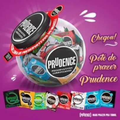 Pote Do Prazer Prudence Camisinha Preservativo Com 52 Unidades - Preservativo | R$40