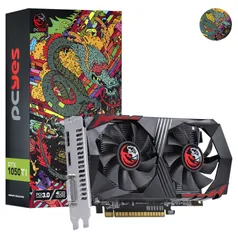 Placa de Vídeo PCYes Geforce gtx 1050 Ti Graffiti Series 4GB GDDR5 128 Bits - PA1050TIGTX4DR5