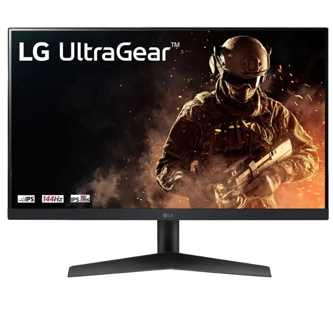 Product image Monitor Gamer LG 24" Full HD, IPS, UltraGear, 144Hz, 1ms - 24GN60R