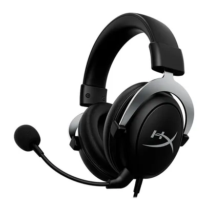 Headset Gamer HyperX CloudX, Drivers 53mm, Preto e Cinza, HHSC2-CG-SL/G