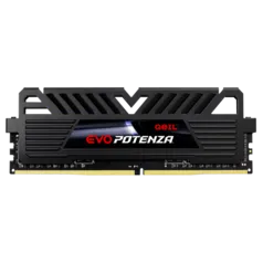 Memória DDR4 Geil Evo Potenza, 8GB 3200MHz, Black, GAPB48GB3200C16BSC