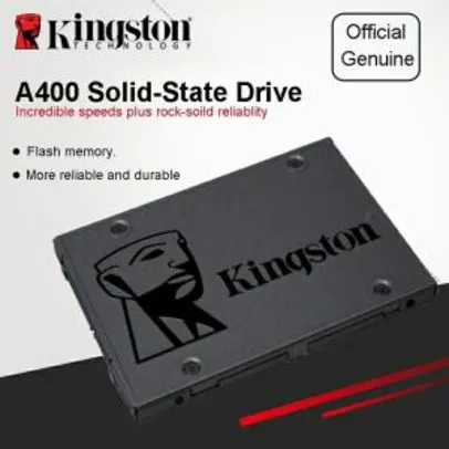 SSD KINGSTON 240GB A400 R$133