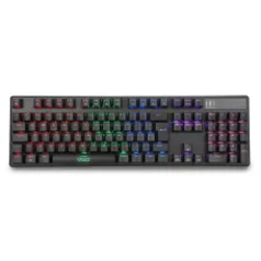 Teclado Mecânico Dazz Cybertronic Content Blue, Backlit, Switch Blue, ABNT2, USB