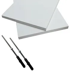 (PRIME) PRATELEIRA FIRENZE COM SUP INV 80X20CM BRANCO - R$18