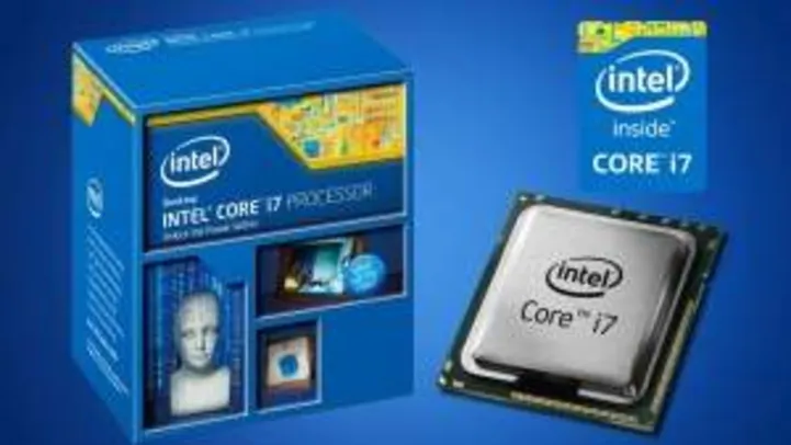 [KaBuM] Processador Intel Core i7-4790K  Haswell, Cache 8MB, 4.4GHz (4.4Ghz Max Turbo), LGA 1150, Intel HD Graphics 4600 BX80646I74790K R$ 1.660