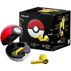  (taxa inclusa) Fones De Ouvido Sem Fio Pokémon Pikachu, Bluetooth 5.0, Razer Sport, Redução de Ruído, Controle De Toque, Microfone.