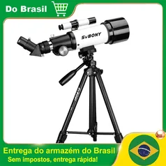 [ Do Brasil | Moedas ] SVBONY SV501P Telescópio para iniciantes Adultos Telescópio refrator astronômico